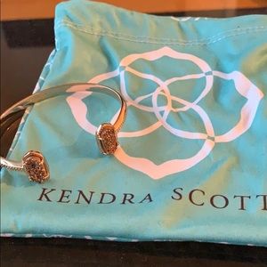 Kendra Scott druzy rose gold bangle